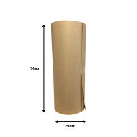 Double rolled kraft paper roll 330m, 74cm