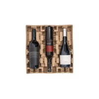 UniGlass Bottle – pentru trei sticle